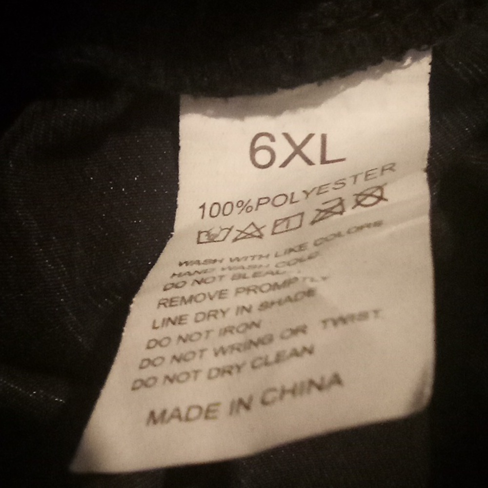 Black Cargo Pants 6x